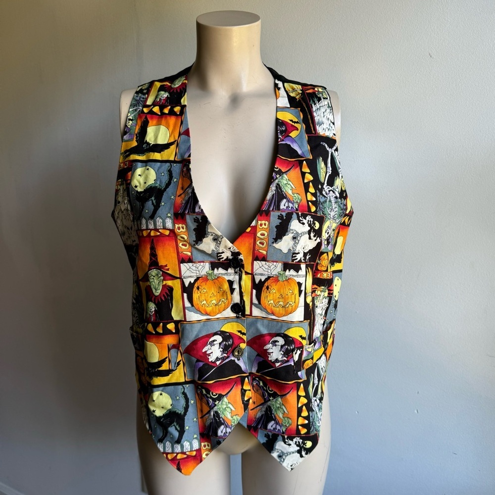 Vintage Halloween Spooky Vest